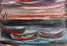 Dipinto a olio arte fauvista