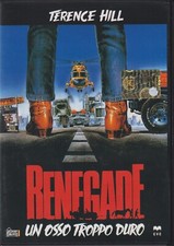 RENEGADE UN OSSO TROPPO DURO DVD Terence Hill Robert Vaughn Editoriale Booklet