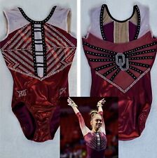 Body OU University of Oklahoma NCAA Big 12 ginnastica GK atleta INDOSSATO PRIMA!