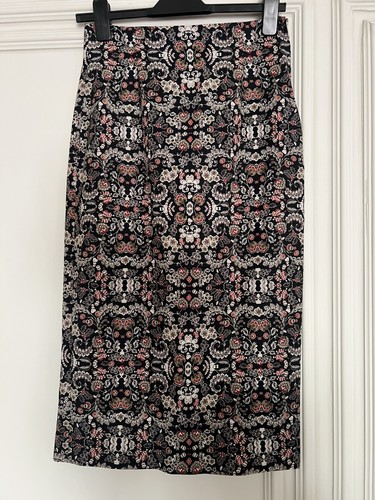 Zara gonna donna nera floreale - zara,