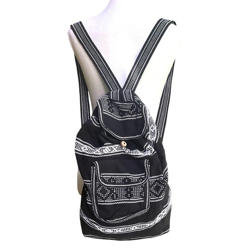 Zaino tessuto boho borsa con