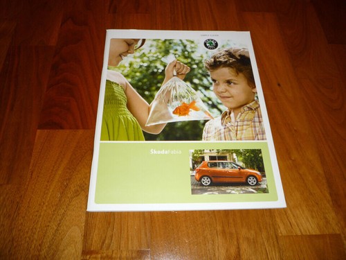 Skoda fabia depliant brochure - depliant,