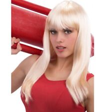 Parrucca bionda  lunga liscia