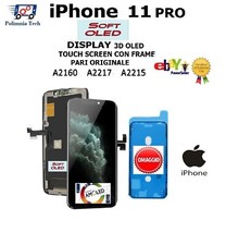 DISPLAY  3D " SOFT OLED " IPHONE 11 PRO TOUCH SCREEN FRAME COME ORIGINALE