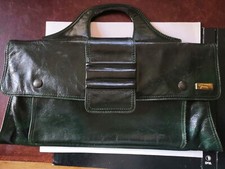 BORSA IN PELLE COLOR VERDONE