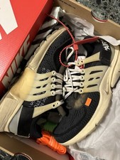 Nike Air Presto Off White Black Muslin 10 Us 44 Eu