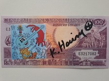 Banconota originale firmata