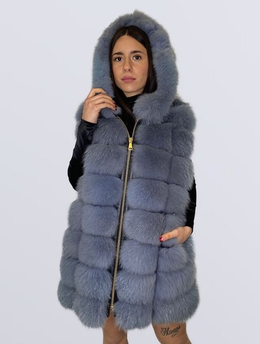 Gilet volpe grigio - grigio(gilet, donna