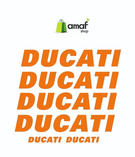 Kit adesivi arancio - fluo, per