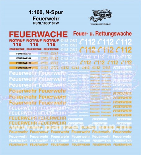 Decals feuerwehr - decals,
