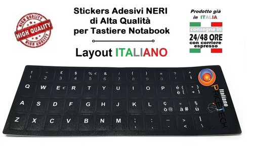 Adesivi lettere tastiera - adesivi,