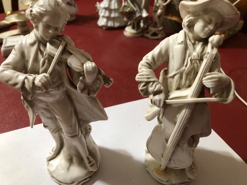 Coppia statuine vintage - vintage, in