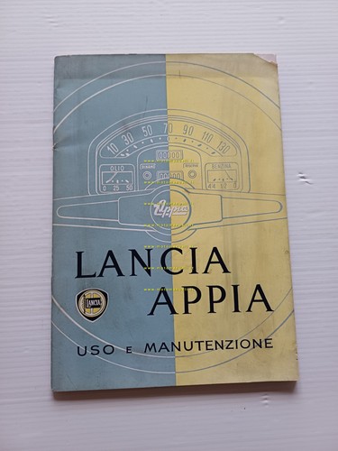 Lancia appia 1957 manuale - lancia,