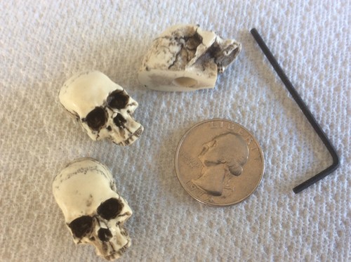 Manopola accordatura teschio