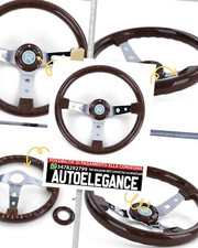 Volante sportivo effetto legno