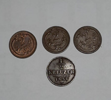 1/5 KREUZER  1851  ALTRE MONETE   2   1911   1914 AUSTRIA  AQUILA CON SPADA