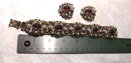Bracciale orecchini vintage - e,