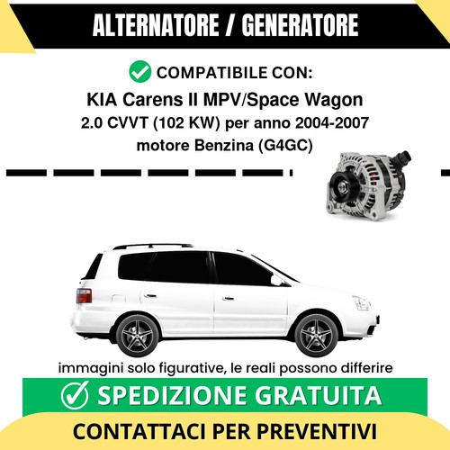 Alternatore kia carens - kia,