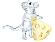 Statuina Swarovski topo con