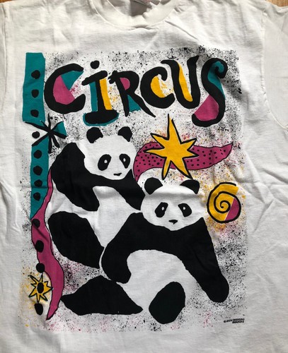 Shirt panda circus anni 80 - circus,