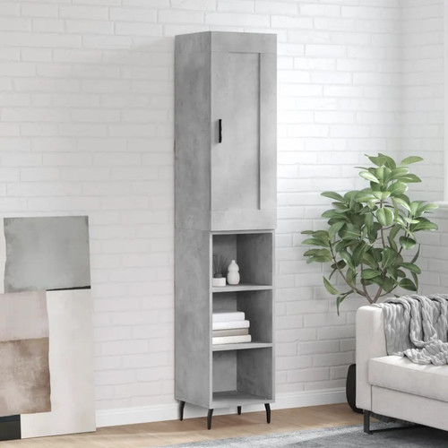 Credenza grigio cemento legno