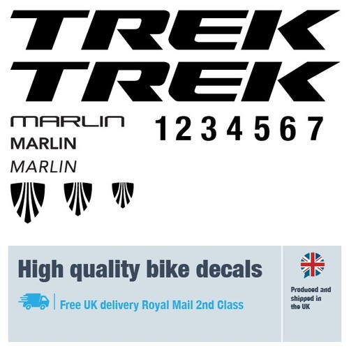 Set decalcomanie bici - , trek