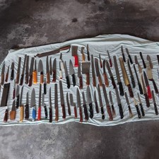 LOTTO 72 VECCHI COLTELLI DA CUCINA (+ 15 IN REGALO) + ALTRI 7