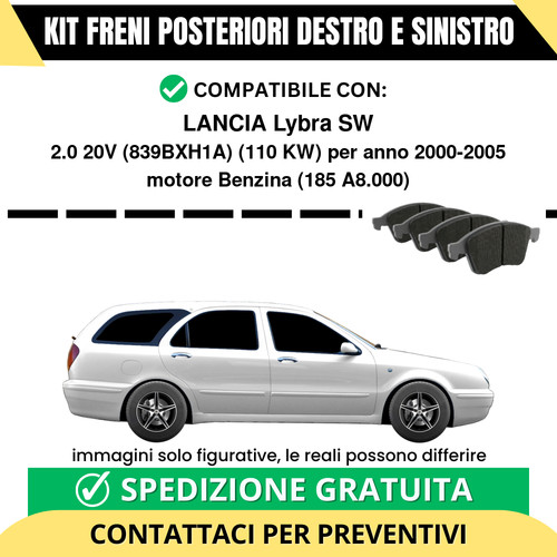 Pastiglie freno posteriori - pastiglie,