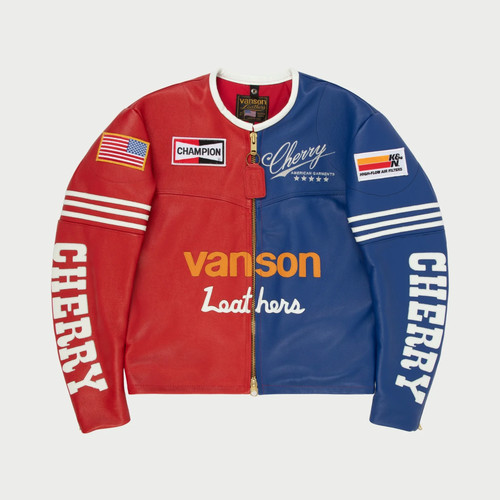Giacca pelle moto chery vans - moto, x