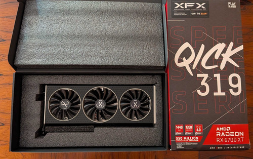 Xfx radeon 6700 black - xfx, xt