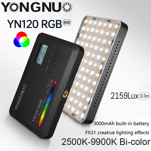Yongnuo yn120 rgb luce - yongnuo, 8w