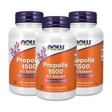 3 x NOW Propoli 1500 mg con
