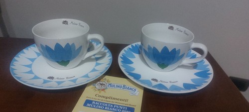 Set tazze mulino - mulino, bianco