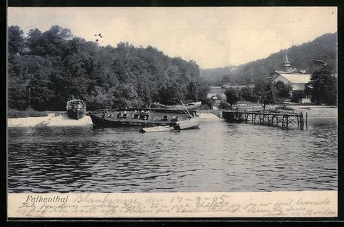 Cartolina falkenthal parte - cartolina,