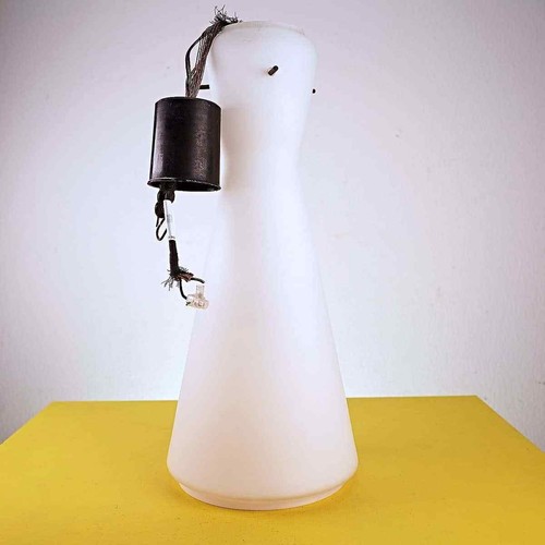 Lampadario vetro opalino - vetro,