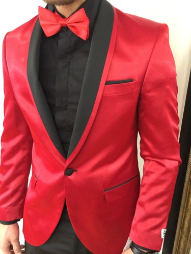 Smoking rosso nero tailleur - smoking,