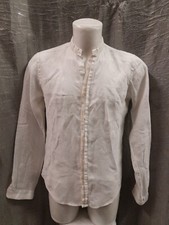 camicia uomo puro lino zara taglia L , COLORE BIANCO