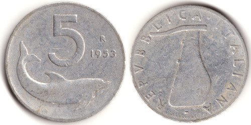 Italia lire 1953 - italia,