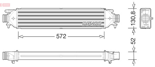 Intercooler denso dit09122 per - denso,