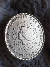 Moneta 10 C. Olanda 1999 con Eccesso di conio sui bordi da entrambe le facciate