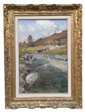 Ottorino CAMPAGNARI (1910-1987) - Alta Valtournenche, olio su tela