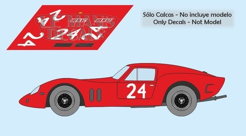 Decals ferrari 250 swb - ferrari, gt