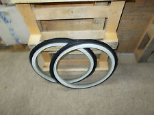 2 COPERTONI E 2 CAMERE D'ARIA 28 X 1 5/8  BIANCO/NERO MICHELIN  BICI  DA UOMO