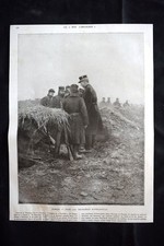 Roi Albert I Avecapelle Le grand chef Général Joffre WW1 Guerra 1914 - 1918