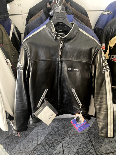 Giubotto pelle moto - ,