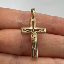 Ciondolo Croce Crocifisso Oro
