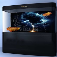 Fulmine Nuvola Acquario Sfondo