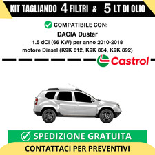 Tagliando per DACIA Duster 1.5