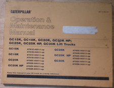 Caterpillar GC15K GC18K GC20K