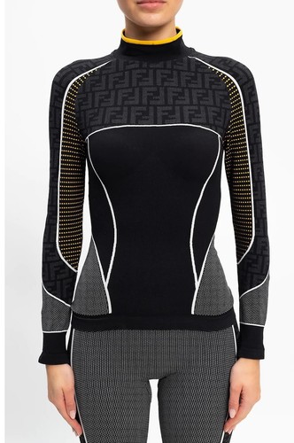 Fendi monogram print logo - fendi,